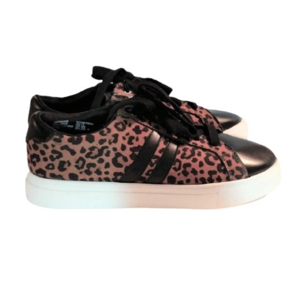 Time & Tru Womens Leopard Animal Print Sneakers Size 8- 8.5-9  New w/Tags - Picture 3 of 9